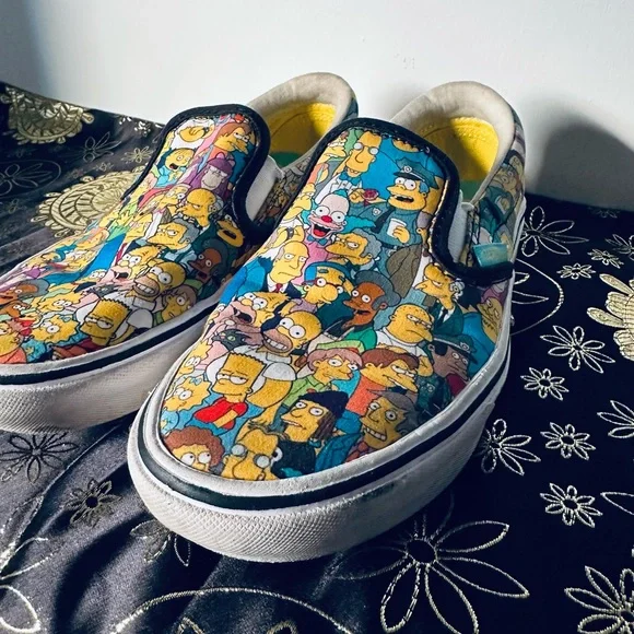 The Simpsons x Vans Slip-on Collage ComfyCrush Sneakers - Picture 4 of 8